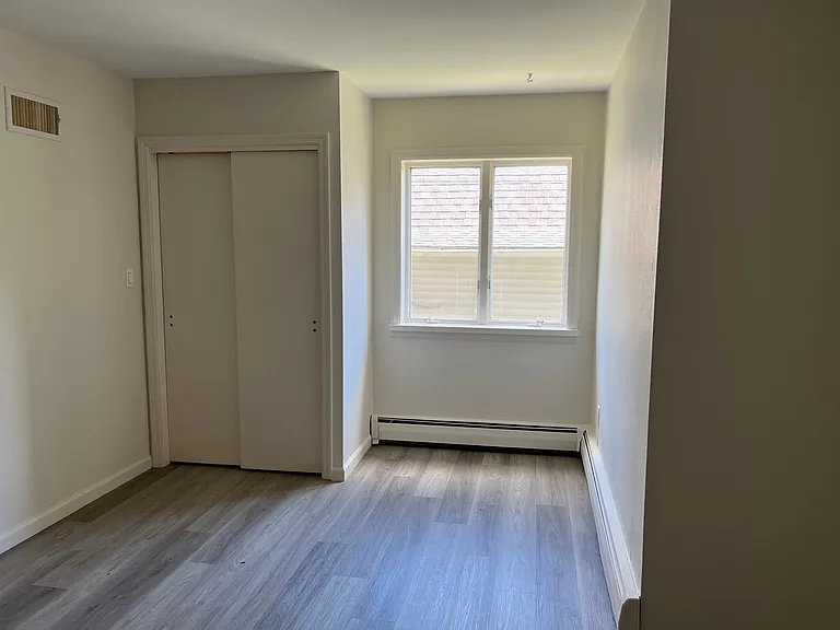 bedroom space and closet