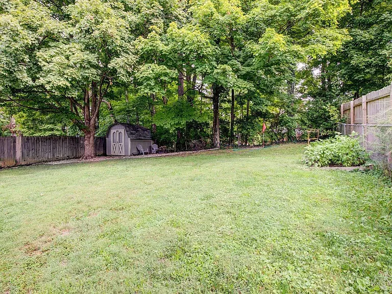 Enjoy the privacy and entertainment of the fully fenced in backyard.