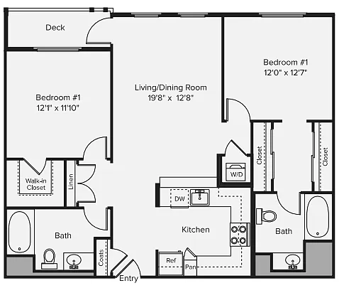 Floor plan B3-1167