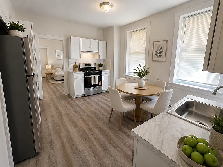 Virtually Staged Kitchen