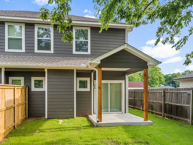 Your future back porch. Not pictured is a new propane grill