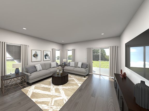 Virtually Staged Lviing Room