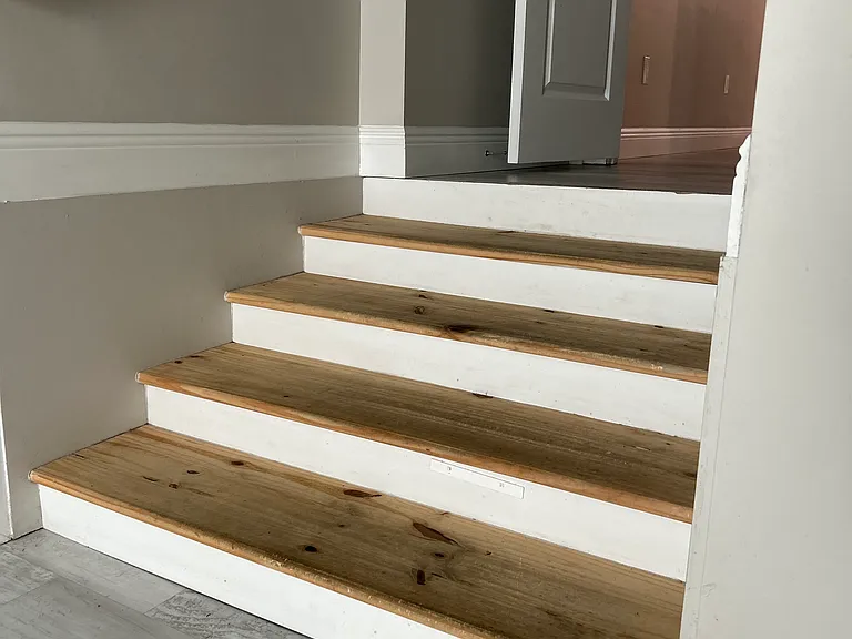 Stairs in bedroom