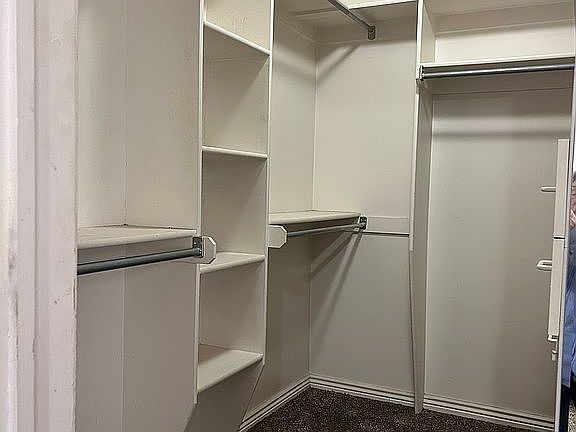 Master walk in closet