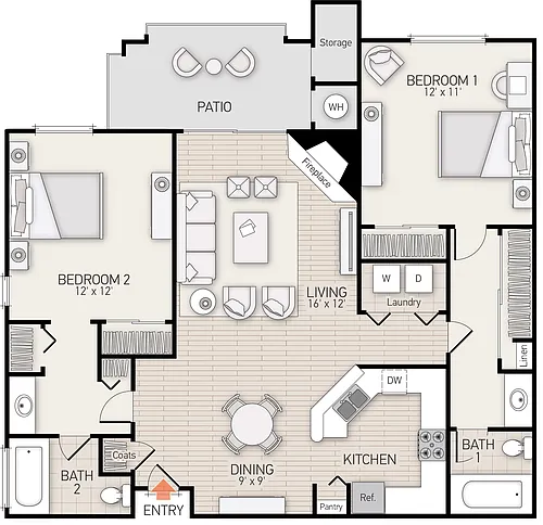 Floor plan Plan G