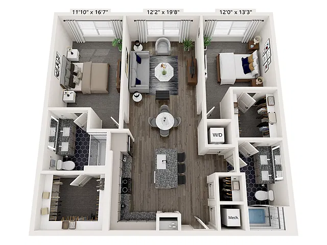 Floor plan B22