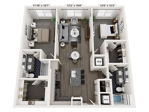 Floor plan B22