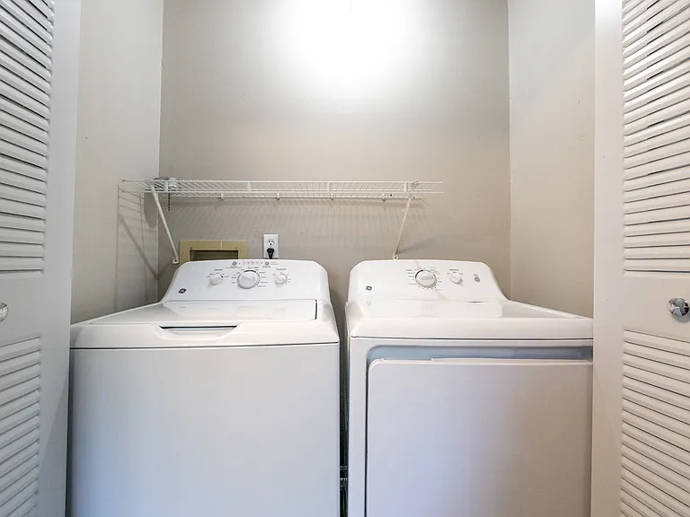 Laundry Area in the Three Bedroom Townhome at Woodbridge Bloomington