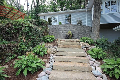 Stone Stairs to Home