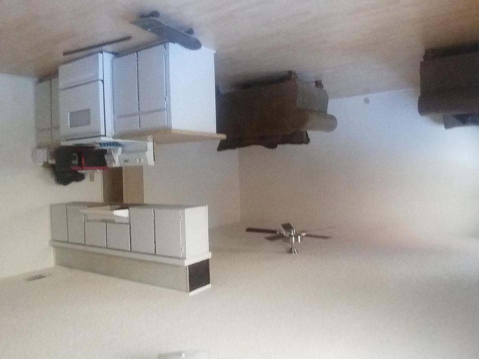 Large open living kitchen concept.