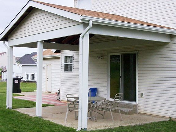 Different view of patio