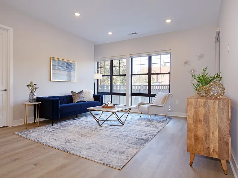 Spacious light-filled living areas