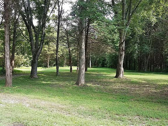 Front yard teardrop driveway