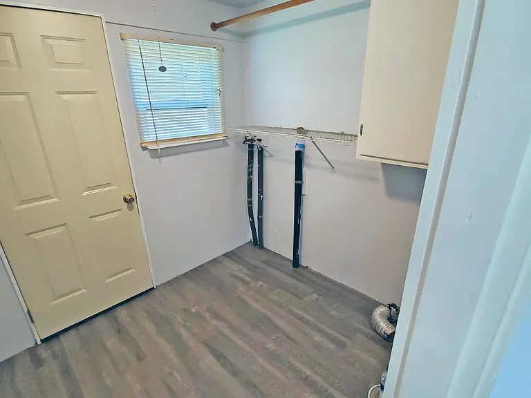 Utility room. Tenants may move in their own washer and dryer or owners will provide them.