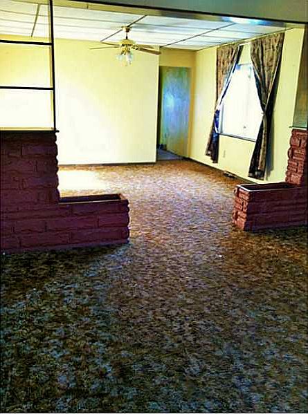 living room to dining room
