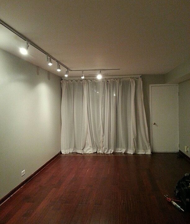 Open family room/dining room