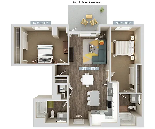 Floor plan B14-1125-1136