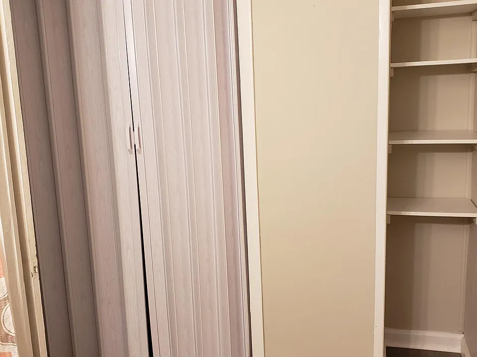 Extra closets for bath towels, clothing, linens and storage.