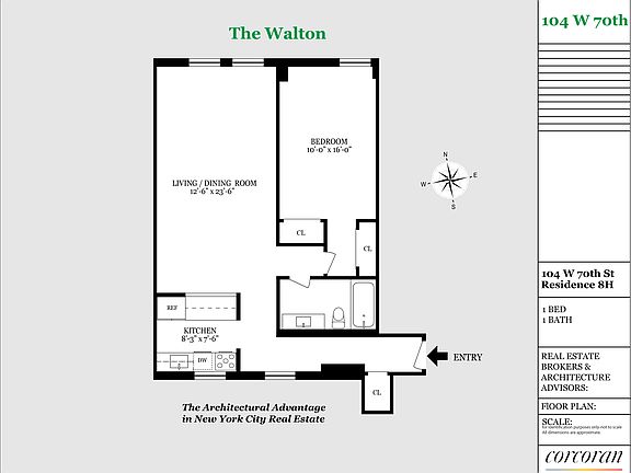 2nd image of 104 W 70th St APT 8H