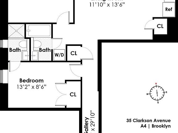2nd image of 35 Clarkson Ave APT 4A