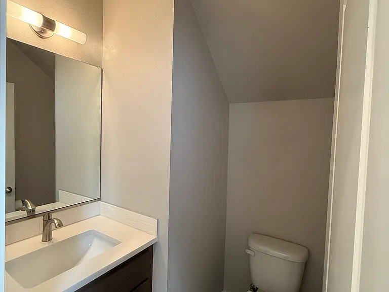 Downstairs half bath.
