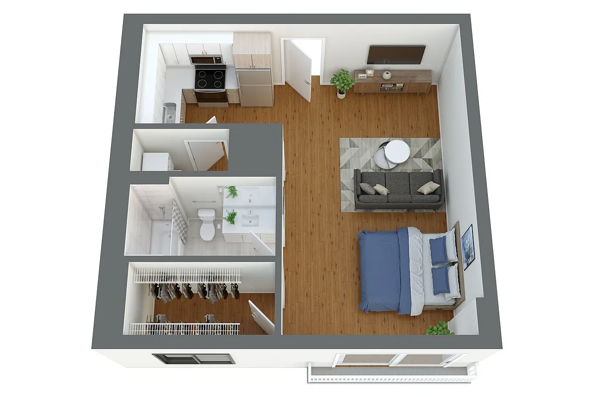 Floor plan S5 Studio