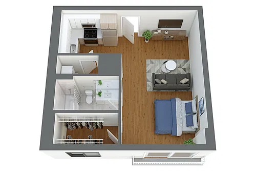 Floor plan S5 Studio