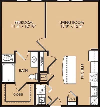 Floor plan A1A