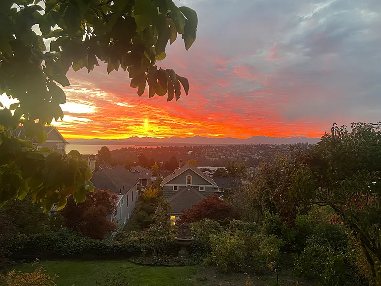 Spectacular Sunsets from backyard Patio.