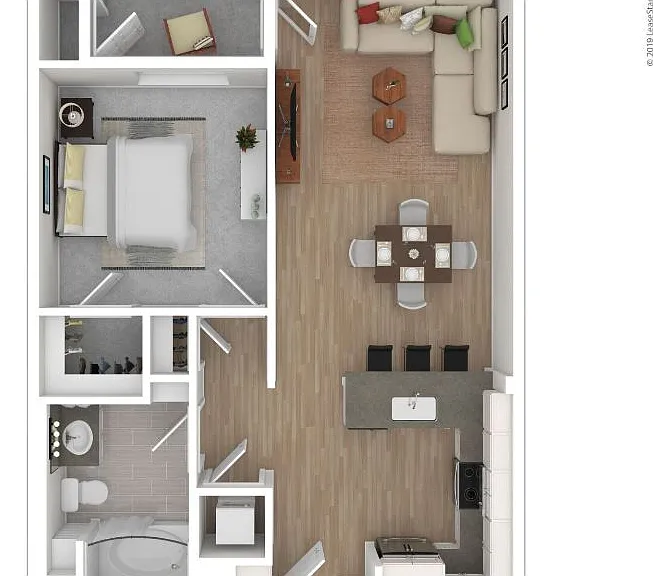 A2: 1bed 1bath A2: 1bed 1bath