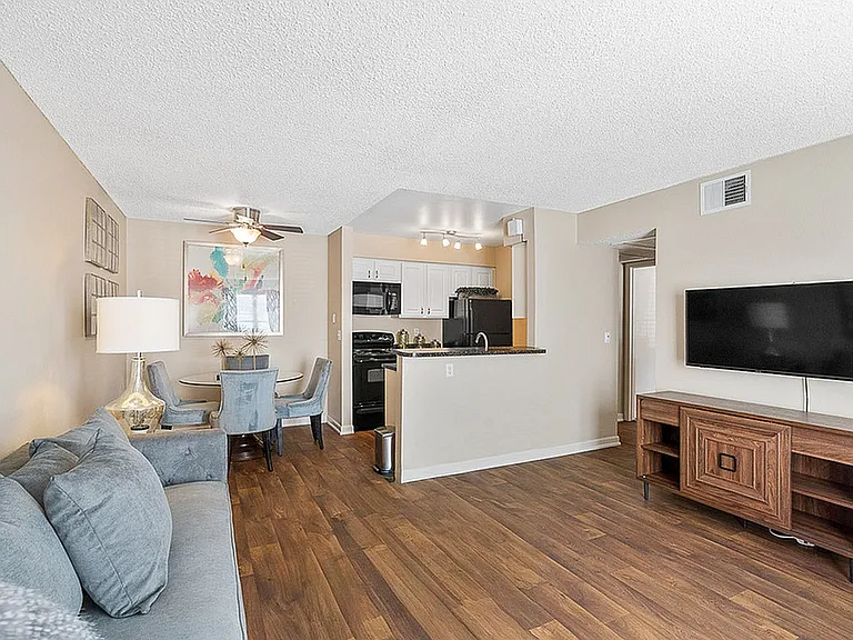 Plank-Style Flooring, Dining Areas, and Cozy Fireplaces in Select Homes