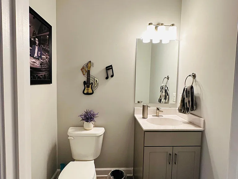 half bath on main floor