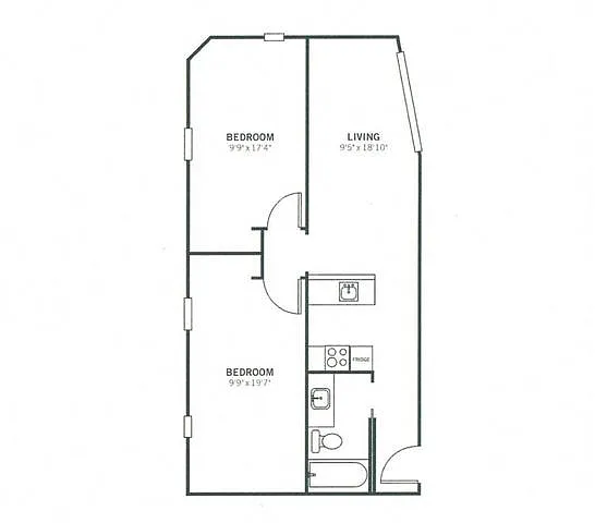 Floor plan Bixby Creek