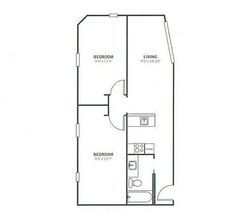 Floor plan Bixby Creek