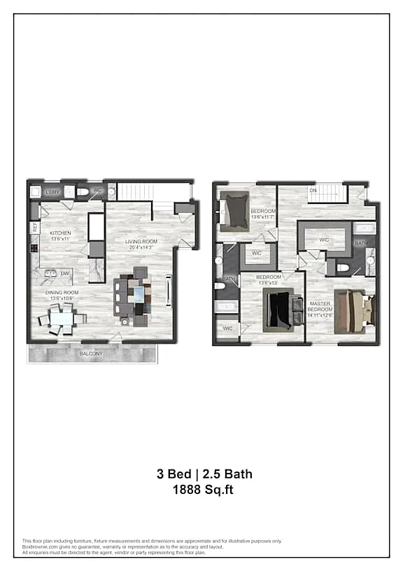 Floor plan C2TH Renovated