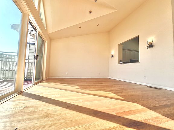 Dining area open to deck/balcony