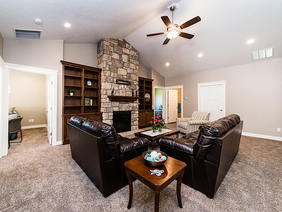Spacious living room and hig