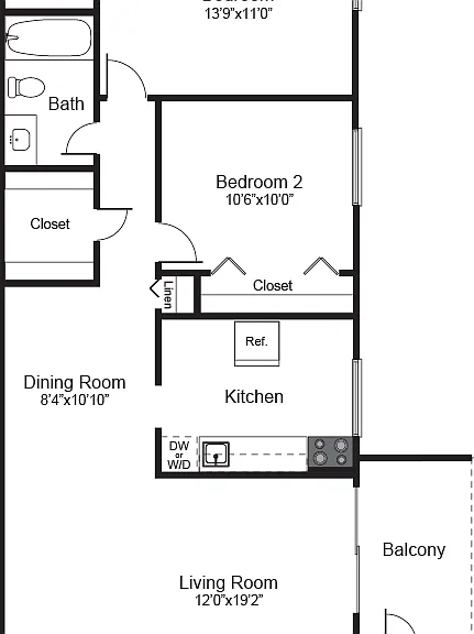 2 bedroom 2 bedroom
