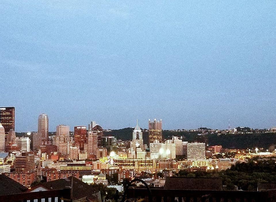 This is the view from the unit, taken with cell phone.