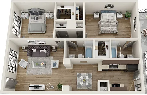 Floor plan Van Gogh