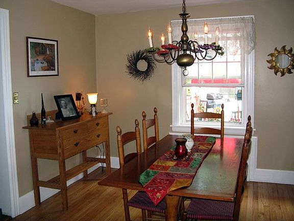The dining room.