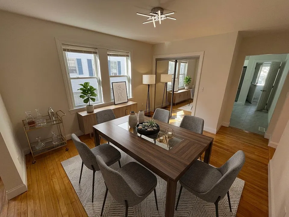 Virtually Staged Dining Room