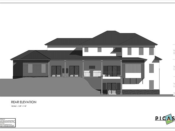 Rendered Rear Elevation