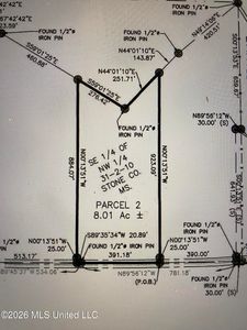 2 Cox Rd Lot 1, Wiggins, MS, 39577