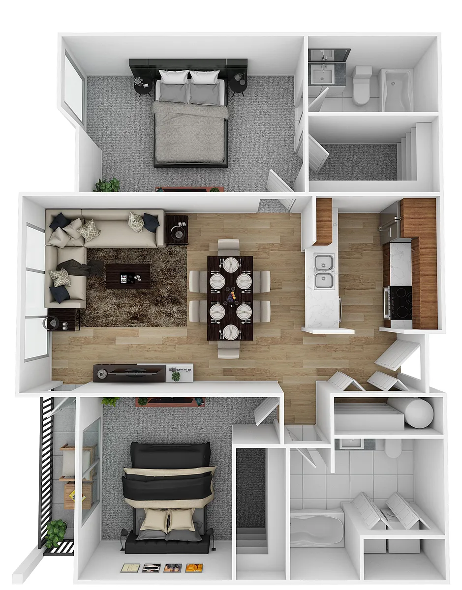 Floor plan B1