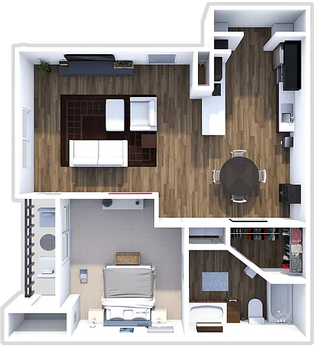 Floor plan The Brazos