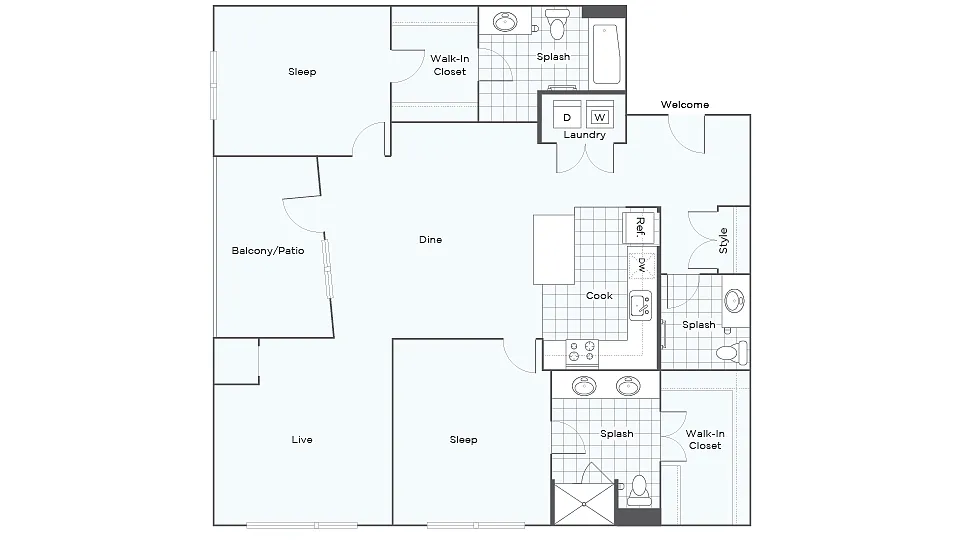 Floor plan B5