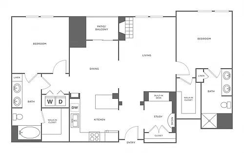 Floor plan Pueblo - Platinum Renovation