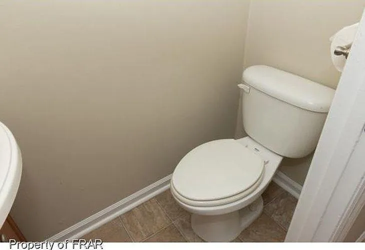The half bathroom is on the ground floor and is energy star certified.