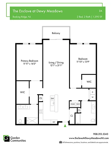 Floor plan $2.91/sq.ft. - 2A